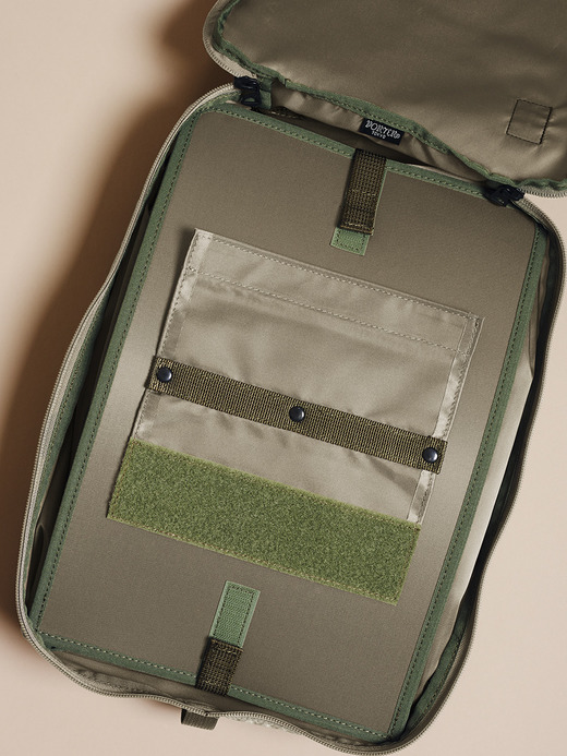 PORTER Knit Holder in Travel Case  詳細画像 GREY BEIGE 2